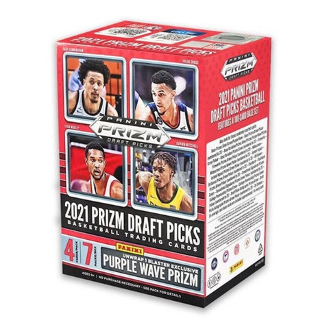 2021-22 Panini Prizm Draft Picks Basketball 7-Pack Blaster Box (Purple Wave Prizms)