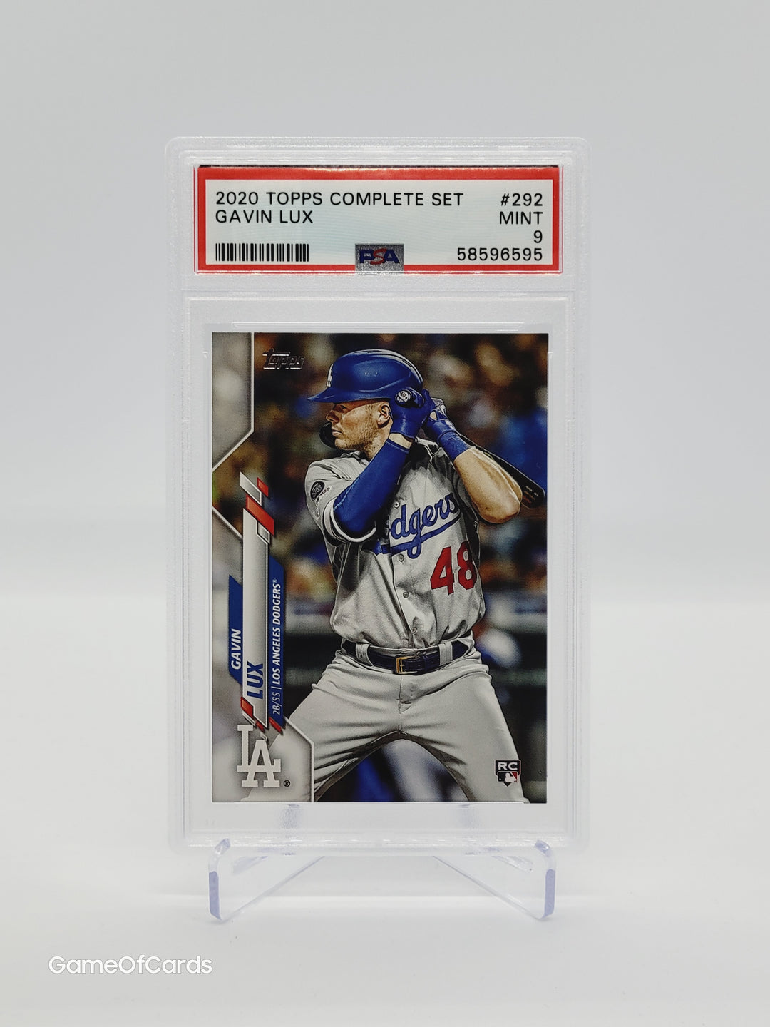 Topps Heritage Gavin Lux Auto offers Rookie RC