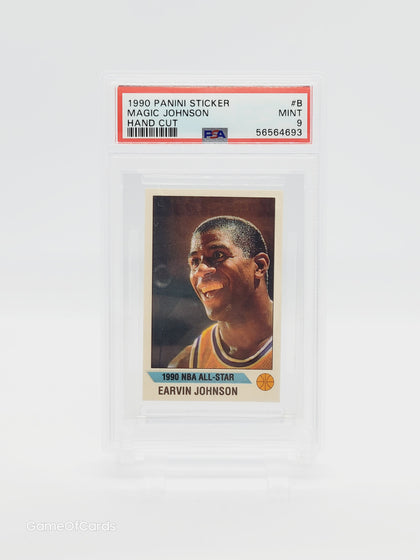 1990 Panini Sticker MAGIC JOHNSON PSA 9
