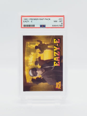 1991 Premier Rap Pack EAZY-E PSA 8