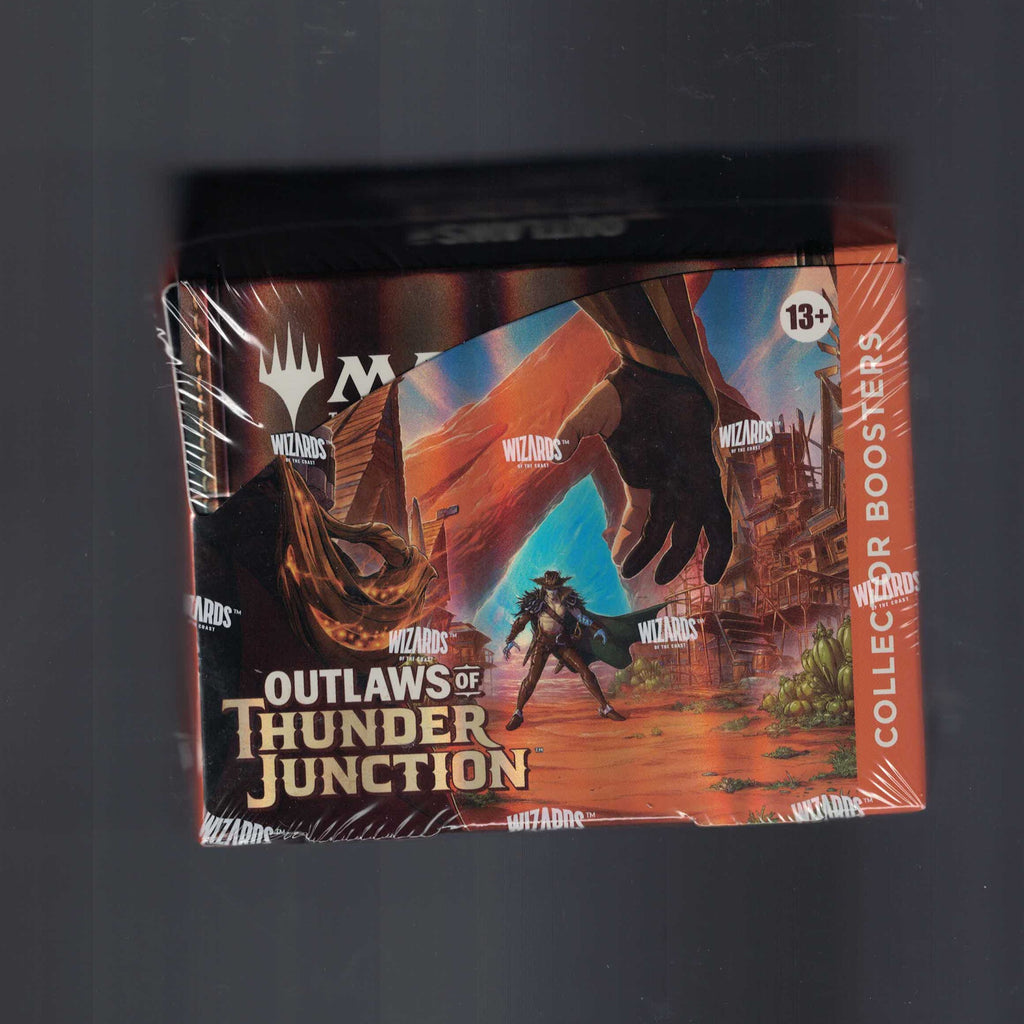 mtg otj booster box Collector Booster Box Outlaws of Thunder Junction OTJ MTG New Sealed – Game of Cards