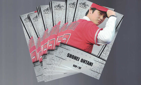 SHOHEI OHTANI 2018 LEAF DRAFT #DS-01 ANGELS (ROOKIE) 10 card Lot