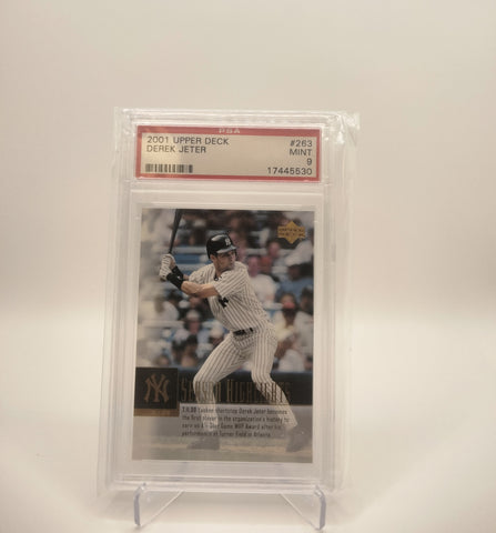 2001 Derek Jeter Upper Deck #263 PSA 9