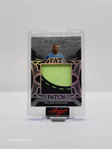 2024 Leaf Ultimate Sports ERLING HAALAND Authentic Game-Used Fat Patch Relic 2/2