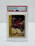 1986 Fleer Sticker MICHAEL JORDAN ROOKIE RC Rookie #8 PSA 5 EX