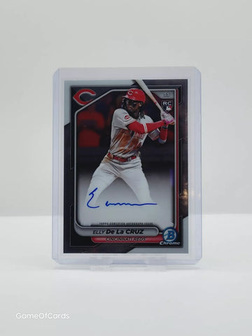 2024 Bowman Chrome ELLY DE LA CRUZ RC Rookie Auto Autograph - Nice 🔥🔥